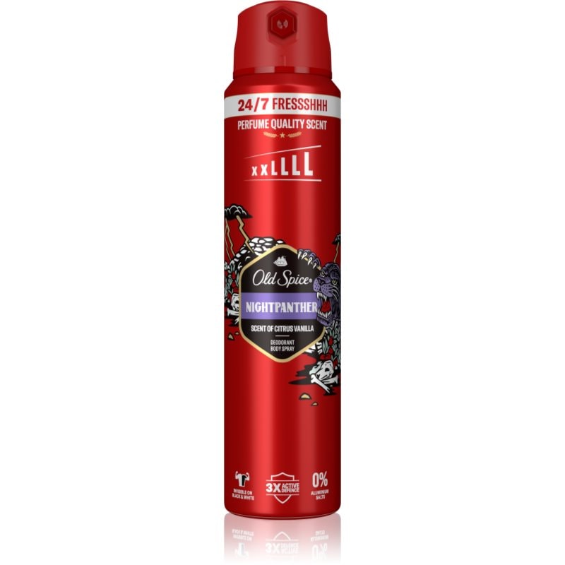 Old Spice Nightpanther дезодорант и спрей за тяло за мъже - Грижа за тяло - Сравни цени от 1 магазин с безплатна доставка