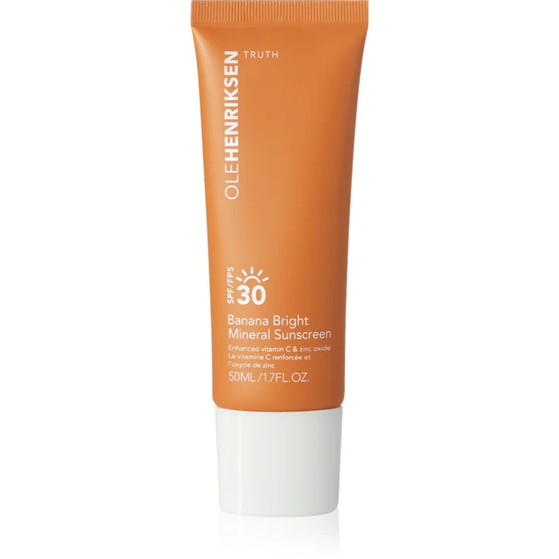 OLEHENRIKSEN Truth Banana Bright Mineral Sunscreen SPF 30 слънцезащитен крем за лице с витамин С SPF 30 - Грижа за тяло - Сравни цени от 1 магазин с безплатна доставка