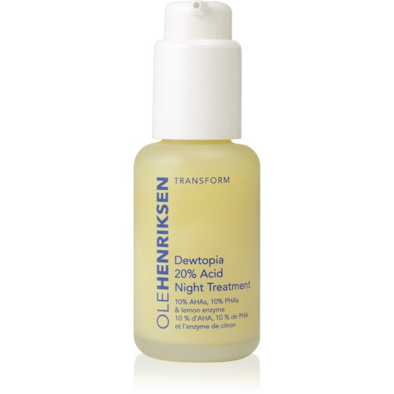 OLEHENRIKSEN OLEHENRIKSEN Transform Dewtopia 20% Acid Night Treatment нощен серум против бръчки и тъмни петна - Унисекс парфюм 30мл - Сравни цени от 1 магазин с безплатна доставка
