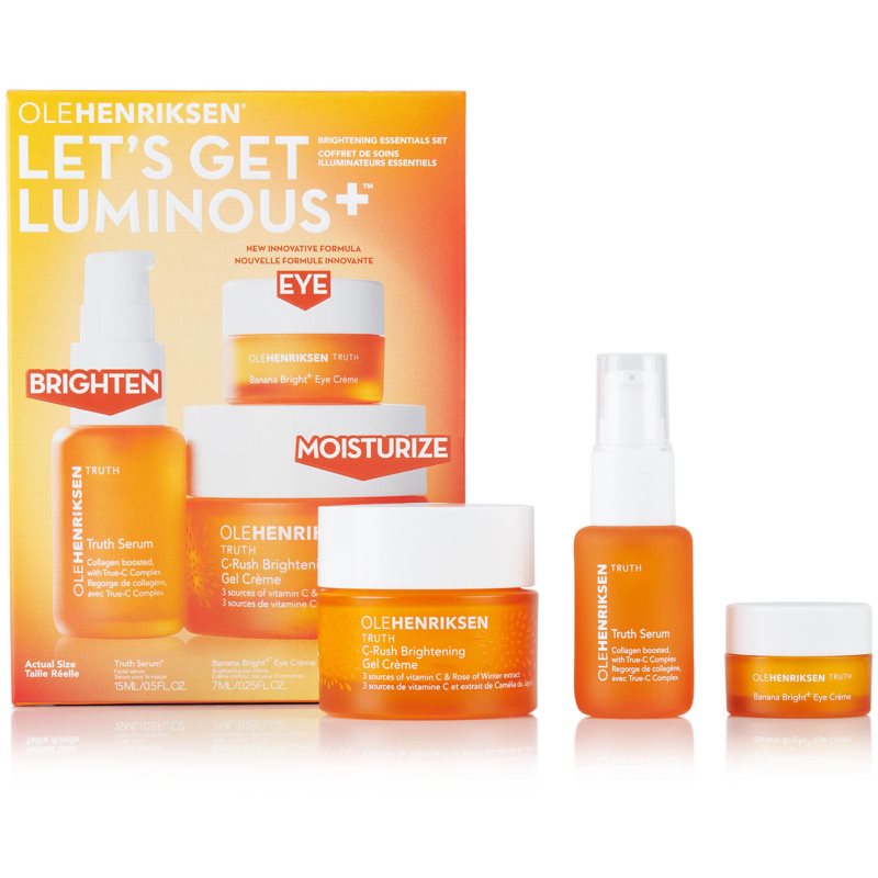 OLEHENRIKSEN Let's Get Luminous+ комплект за грижа за лицето - Комплект - Сравни цени от 1 магазин с безплатна доставка