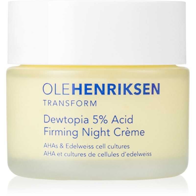 OLEHENRIKSEN OLEHENRIKSEN Transform Dewtopia 5% Acid Firming Night Crème стягащ нощен крем s AHA - Унисекс парфюм 50мл - Сравни цени от 1 магазин с безплатна доставка