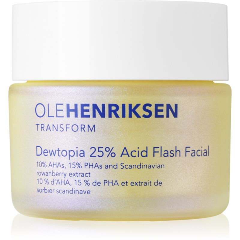 OLEHENRIKSEN Transform Dewtopia 25% Acid Flash Facial ексфолираща маска - Грижа за лице - Сравни цени от 1 магазин с безплатна доставка