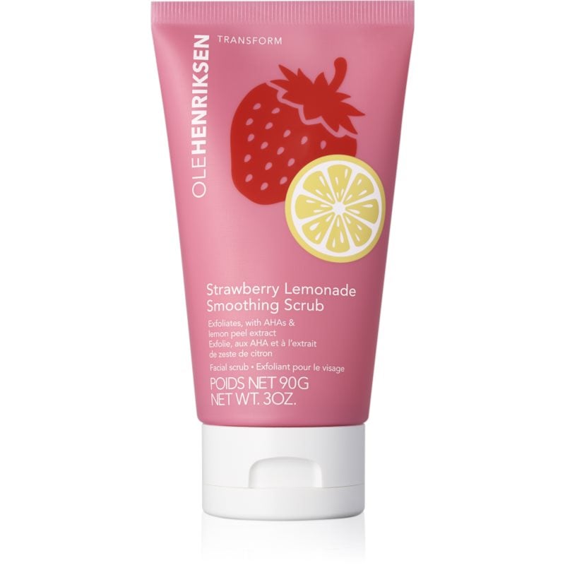 OLEHENRIKSEN Transform Strawberry Lemonade Smoothing Scrub пилинг за лице с ексфолиращо действие