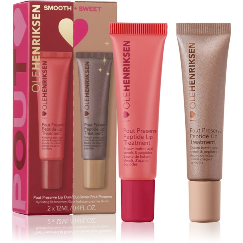 OLEHENRIKSEN Smooth + Sweet подаръчен комплект за устни 2x - Комплект - Сравни цени от 1 магазин с безплатна доставка
