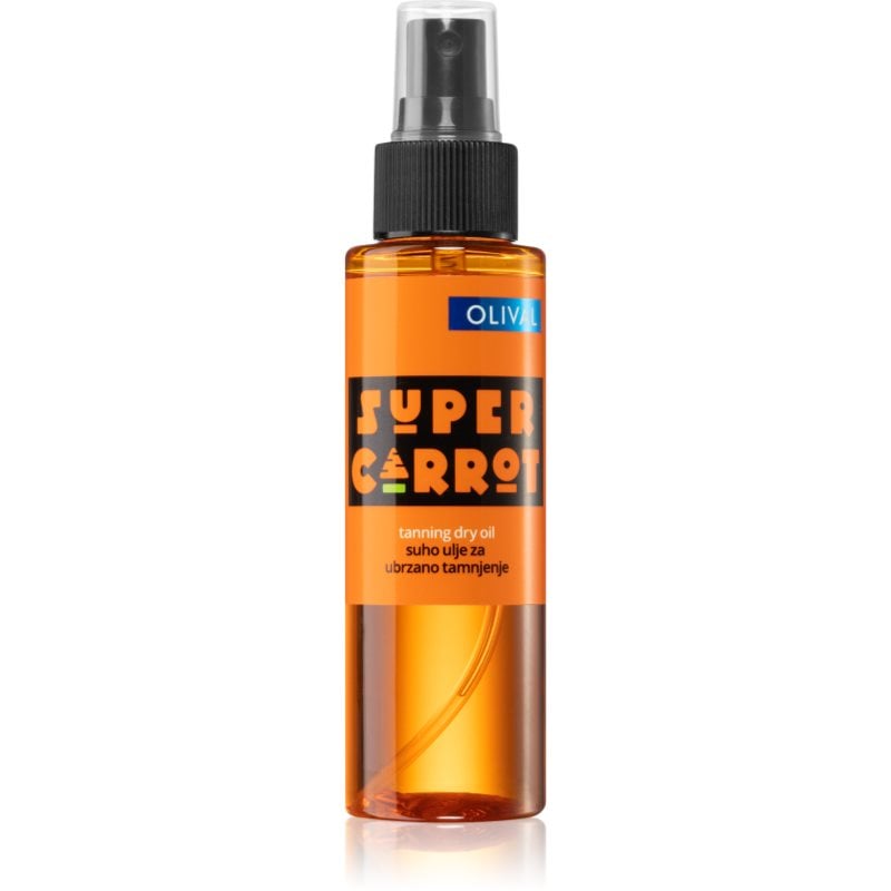 Olival SUPER Carrot Dry Oil сухо масло за тяло за ускоряване на тена