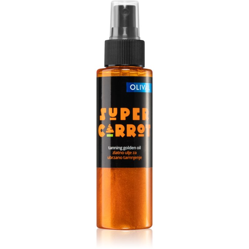 Olival SUPER Carrot Golden Oil масло със златисти частици за ускоряване на тена - Грижа за тяло - Сравни цени от 1 магазин с безплатна доставка