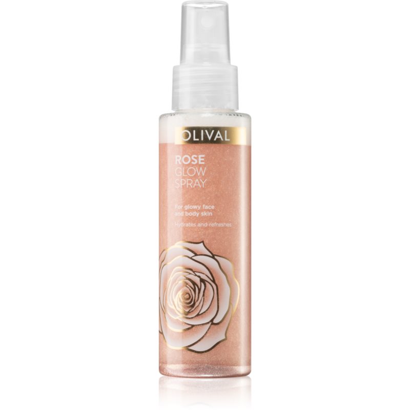 Olival Olival Rose Glow озаряващ спрей за лице и тяло с блясък - Унисекс парфюм 100мл - Сравни цени от 1 магазин с безплатна доставка