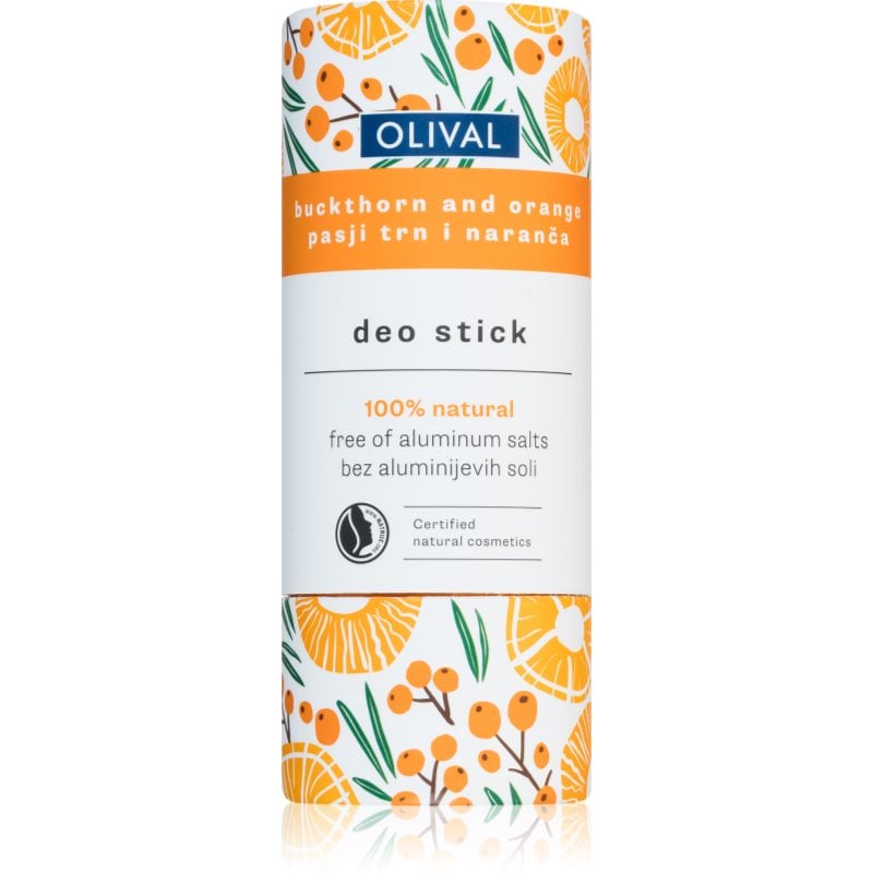 Olival Natural Buckthorn and Orange дезодорант-стик без съдържание на алуминиеви соли