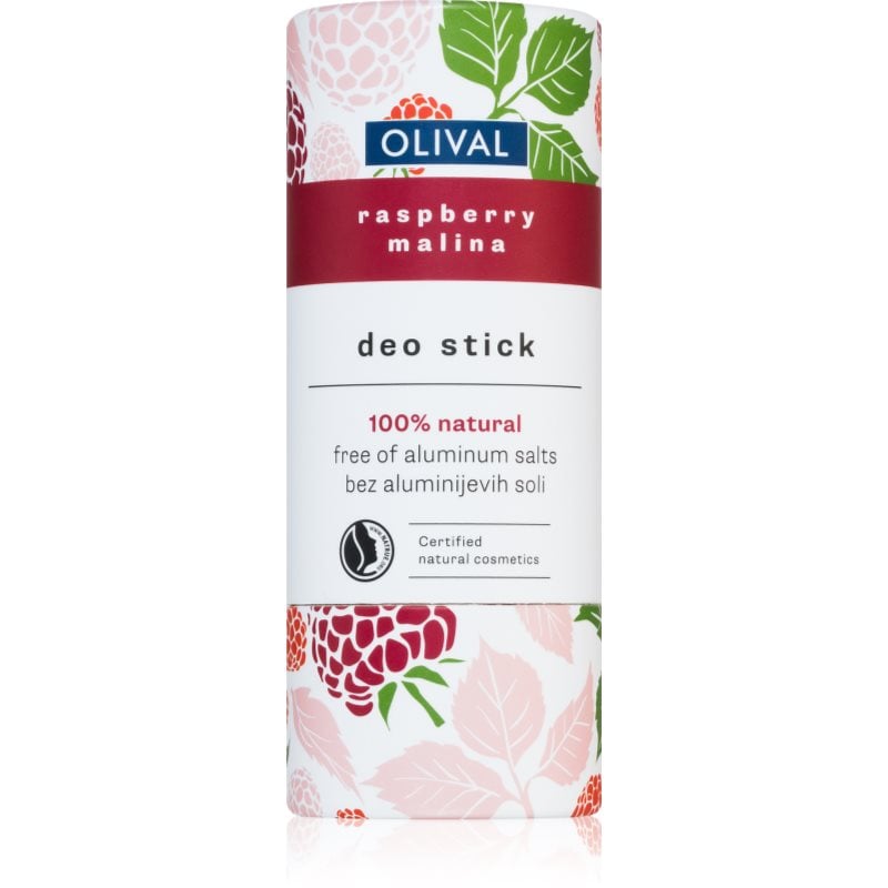 Olival Natural Raspberry дезодорант-стик без съдържание на алуминиеви соли