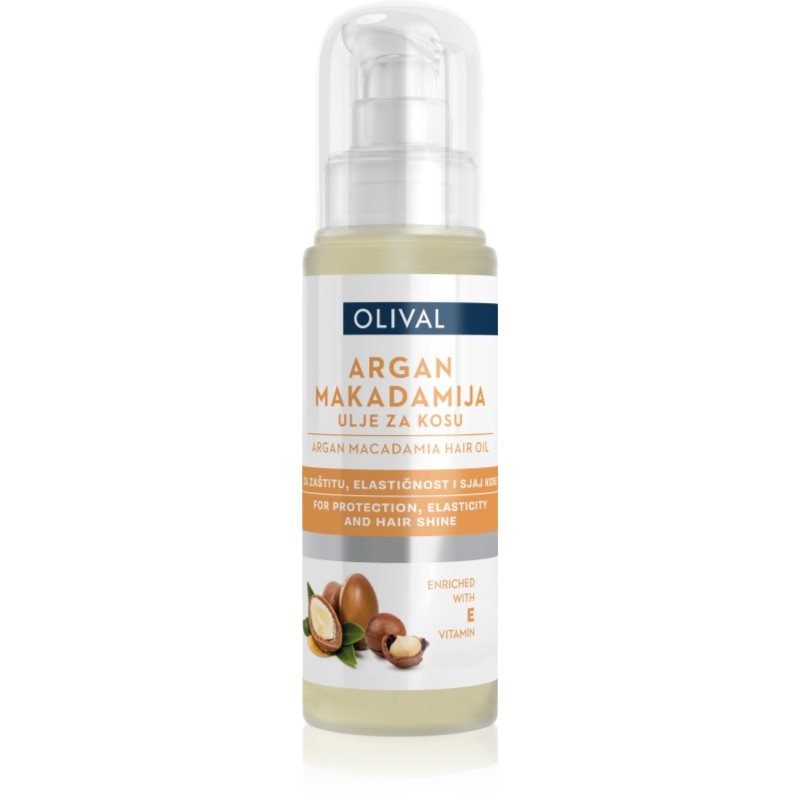 Olival Argan and Macadamia арганово масло за подсилване и блясък на косата - Грижа за коса - Сравни цени от 1 магазин с безплатна доставка