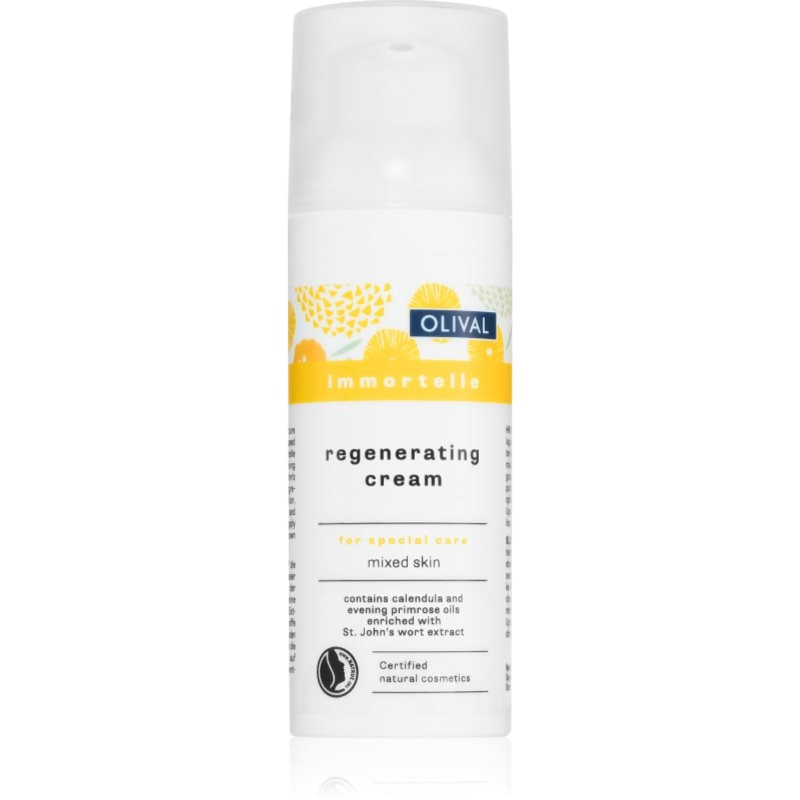 Olival Immortelle Regenerating Cream регенериращ крем за смесена и мазна кожа - Грижа за лице - Сравни цени от 1 магазин с безплатна доставка