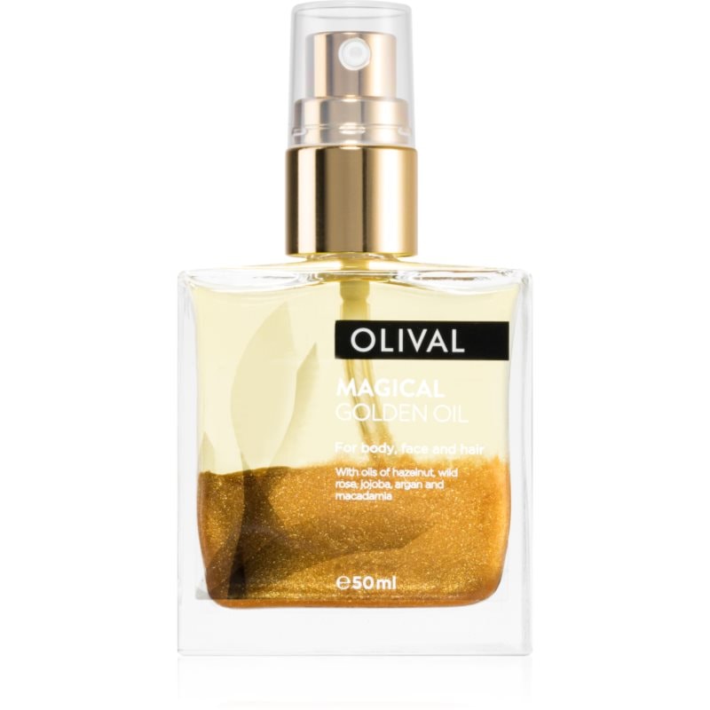 Olival Magical Gloden Oil мултифункционално масло със блестящи частици за лице, тяло и коса - Грижа за тяло - Сравни цени от 1 магазин с безплатна доставка