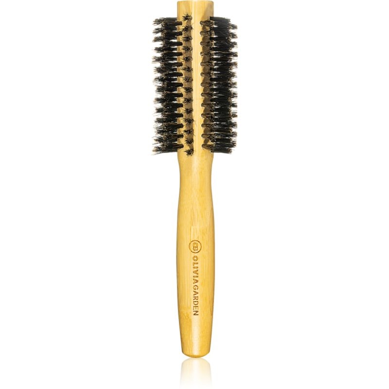 Olivia Garden Bamboo Touch кръгла четка за коса с косми от глиган диаметър 20 mm - Грижа за коса - Сравни цени от 1 магазин с безплатна доставка