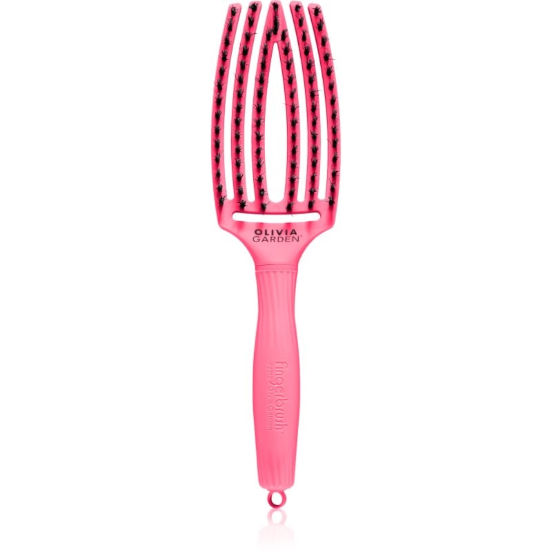 Olivia Garden Fingerbrush L´amour плоска четка За коса Hot Pink - Грижа за коса - Сравни цени от 1 магазин с безплатна доставка
