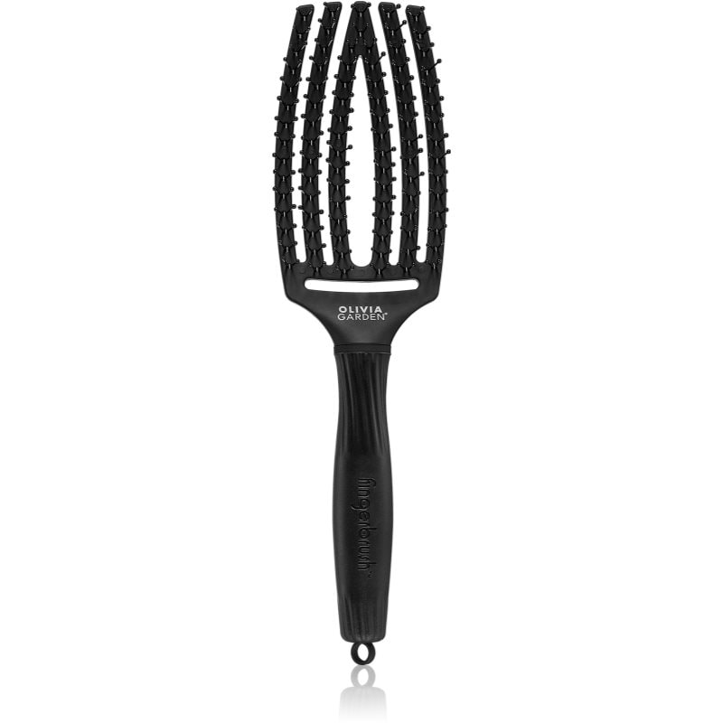 Olivia Garden Fingerbrush Double Bristles плоска четка за по-лесно разресване на косата - Грижа за коса - Сравни цени от 1 магазин с безплатна доставка