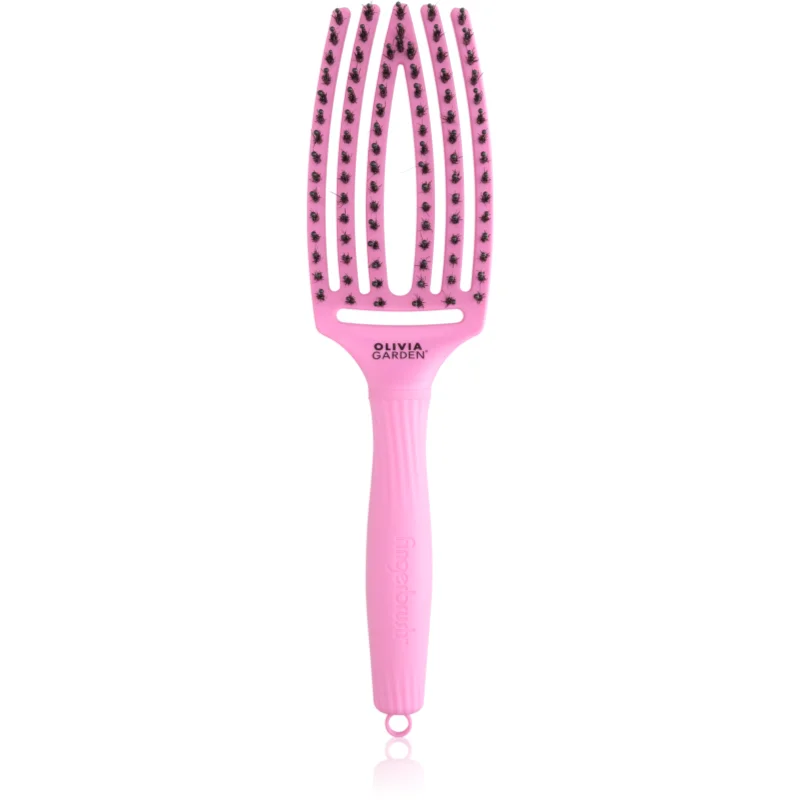 Olivia Garden Fingerbrush ThinkPink Boar & Nylon Pink Tokyo Четка за коса - Грижа за коса - Сравни цени от 1 магазин с безплатна доставка