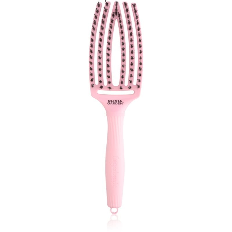 Olivia Garden Fingerbrush ThinkPink Boar & Nylon Jaipur Rose Четка за коса