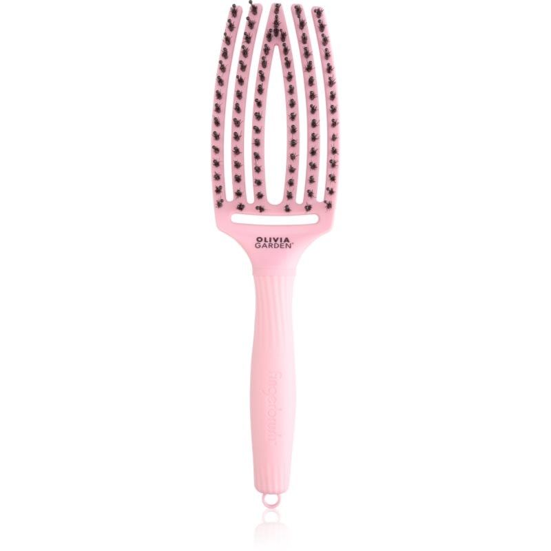 Olivia Garden Olivia Garden Fingerbrush ThinkPink Boar & Nylon Jaipur Rose Четка за коса - Унисекс парфюм - Сравни цени от 1 магазин с безплатна доставка