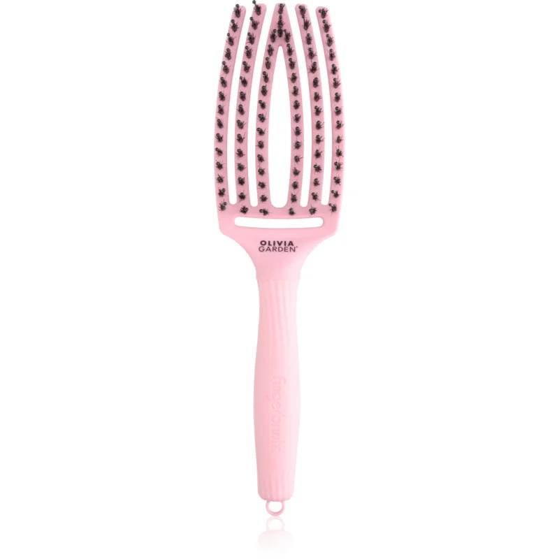 Olivia Garden Fingerbrush ThinkPink Boar & Nylon Jaipur Rose Четка за коса - Грижа за коса - Сравни цени от 1 магазин с безплатна доставка