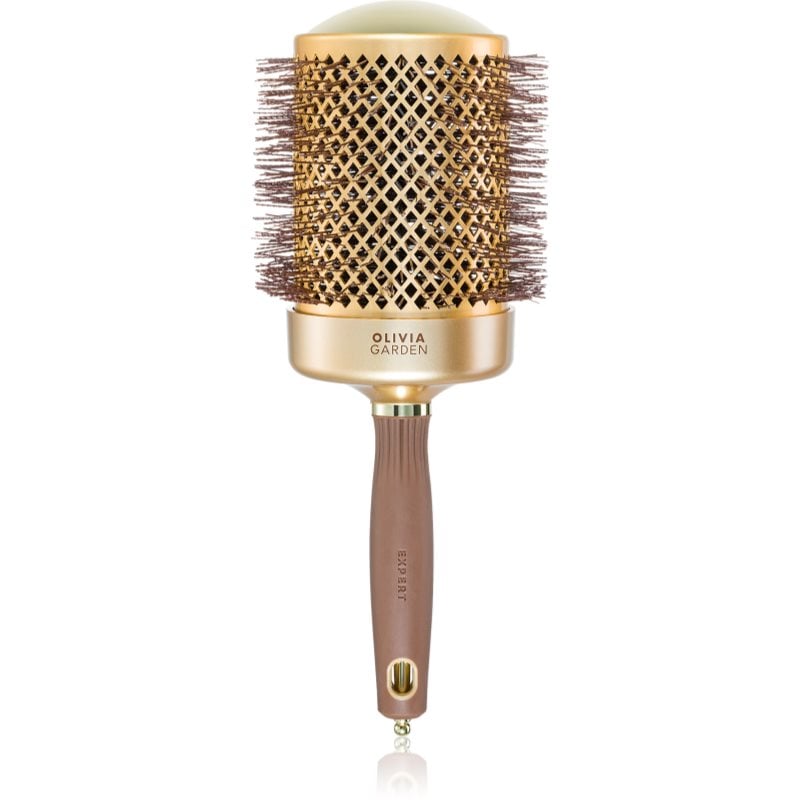 Olivia Garden Expert Shine Wavy кръгла четка за коса 80 mm