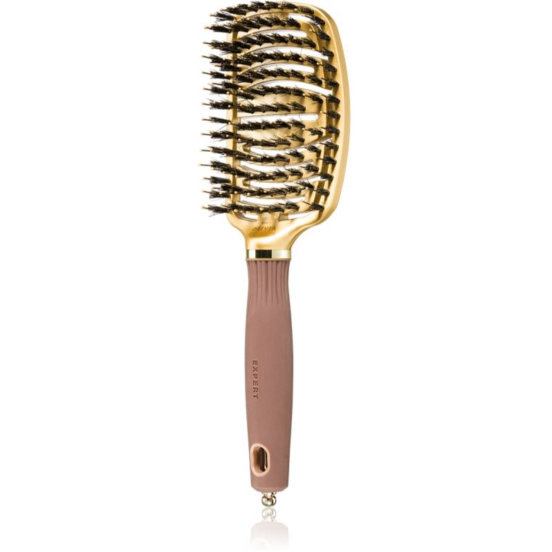 Olivia Garden NanoThermic Ceramic + Ion Flex Collection Четка за коса с влакна от найлон и глиган - Грижа за коса - Сравни цени от 1 магазин с безплатна доставка