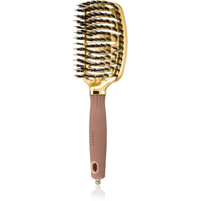 Olivia Garden NanoThermic Ceramic + Ion Flex Collection Четка за коса с влакна от найлон и глиган - Грижа за коса - Сравни цени от 1 магазин с безплатна доставка
