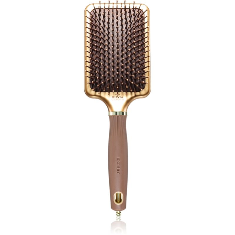 Olivia Garden Rectangular Paddle четка за по-лесно разресване на косата Gold & Brown - Грижа за коса - Сравни цени от 1 магазин с безплатна доставка