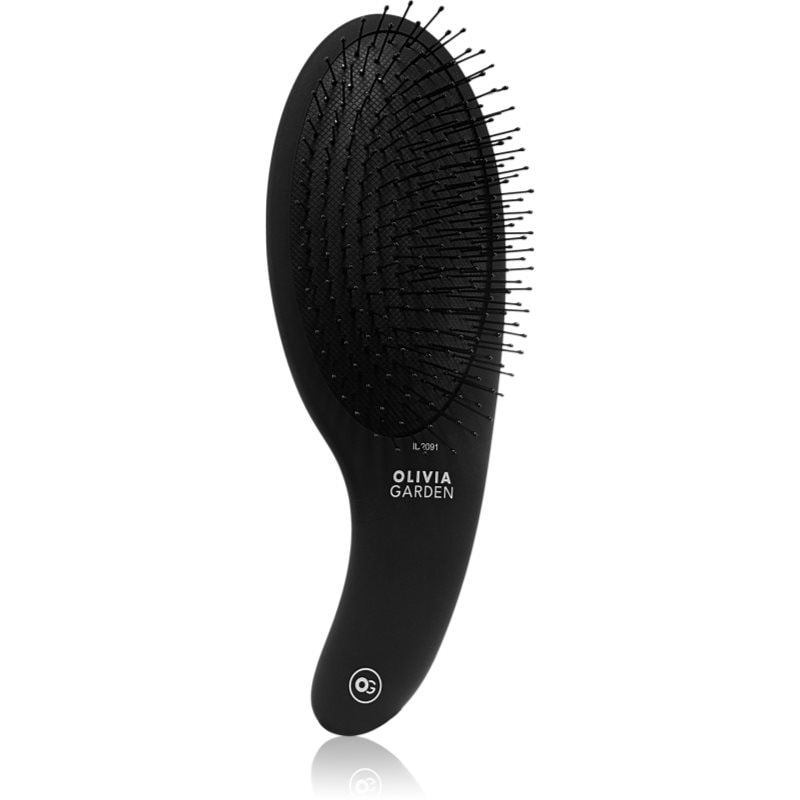 Olivia Garden Black Label CURVE Board & Nylon bristles Четка за коса за по-лесно разресване на косата Black - Грижа за коса - Сравни цени от 1 магазин с безплатна доставка