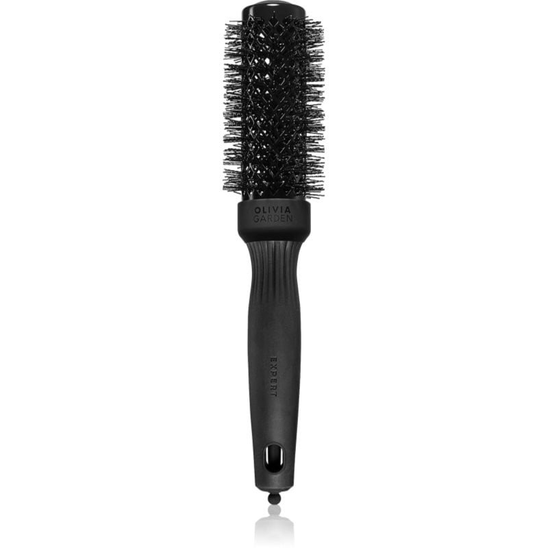 Olivia Garden Black Label SHINE Wavy Bristles кръгла четка за коса За коса диаметър 35 mm