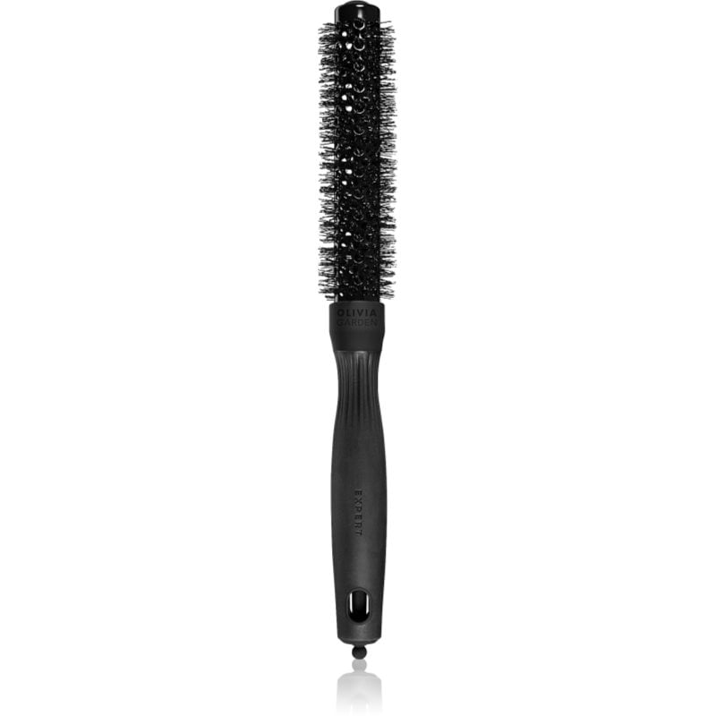 Olivia Garden Black Label Speed Wavy Bristles кръгла четка за коса за по-бързо оформяне на прическата със сешоар ø 20 mm