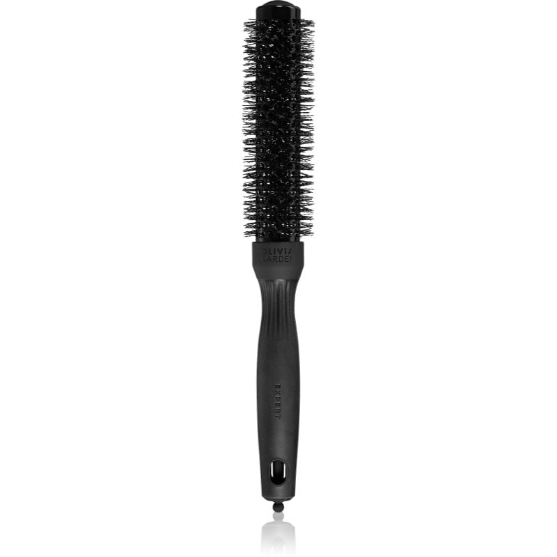 Olivia Garden Black Label Speed Wavy Bristles кръгла четка за коса за по-бързо оформяне на прическата със сешоар ø 25 mm