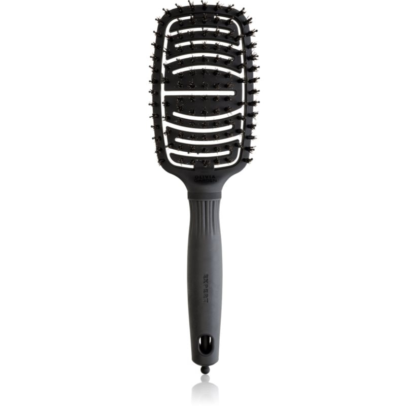Olivia Garden Care Flex Board & Nylon Black плоска четка За коса - Грижа за коса - Сравни цени от 1 магазин с безплатна доставка