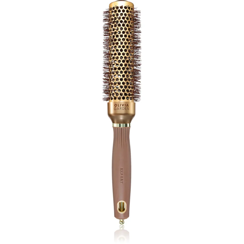 Olivia Garden Expert Blowout Speed Gold & Brown кръгла четка за коса 35mm - Грижа за коса - Сравни цени от 1 магазин с безплатна доставка