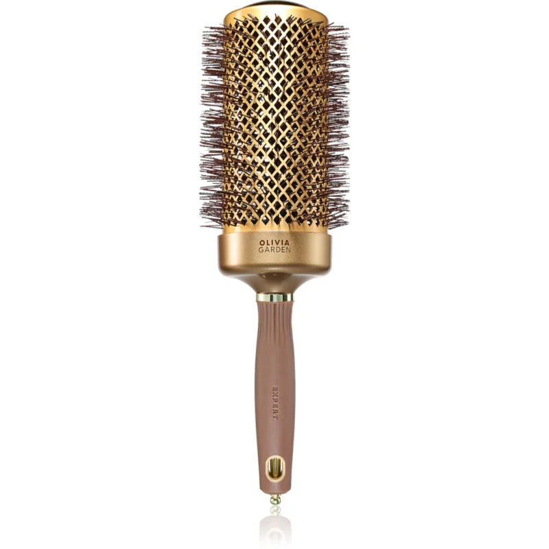 Olivia Garden Expert Blowout Speed Gold & Brown кръгла четка за коса 65mm - Грижа за коса - Сравни цени от 1 магазин с безплатна доставка