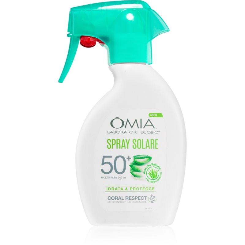 Omia Laboratories Aloe Vera del Salento слънцезащитен спрей с хидратиращ ефект SPF 50+ - Грижа за тяло - Сравни цени от 1 магазин с безплатна доставка