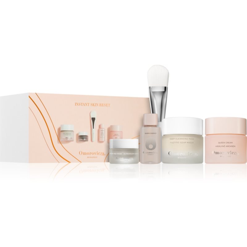Omorovicza Instant Skin Reset Set подаръчен комплект за почистване и стягане на лицето - Комплект - Сравни цени от 1 магазин с безплатна доставка