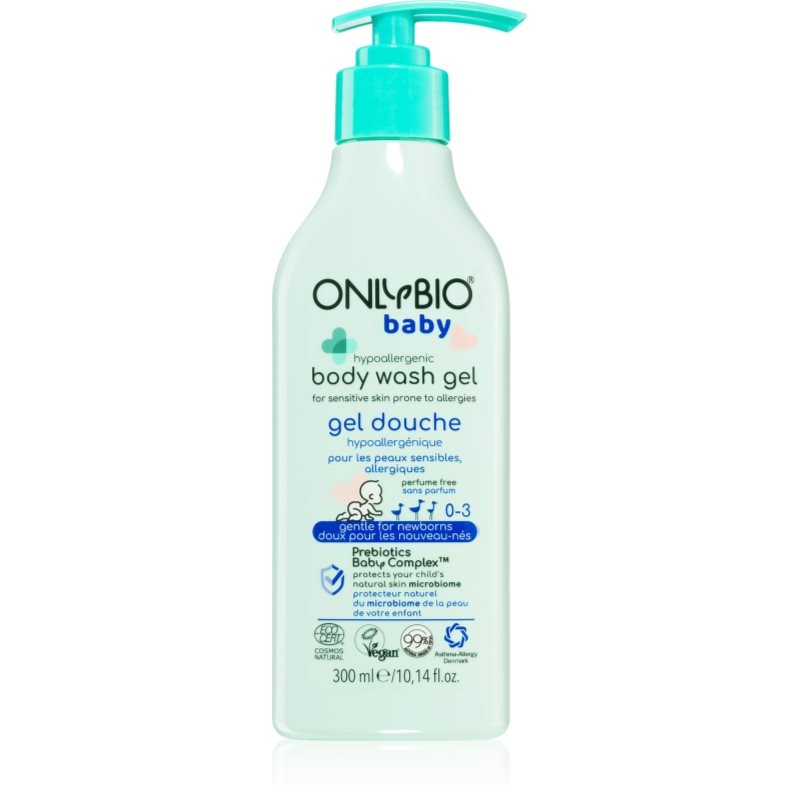 OnlyBio Baby Hypoallergenic хипоалергенен душ-гел за деца от раждането им - Грижа за тяло - Сравни цени от 1 магазин с безплатна доставка