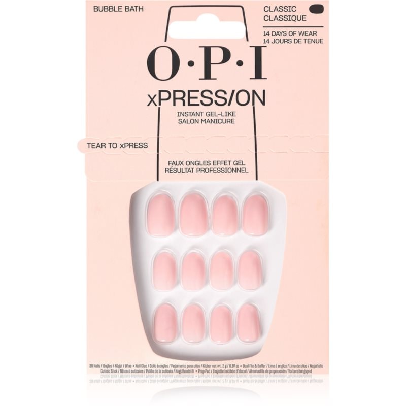 OPI OPI xPRESS/ON Изкуствени нокти Bubble Bath - Унисекс парфюм 30мл - Сравни цени от 1 магазин с безплатна доставка
