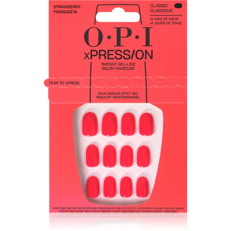 OPI xPRESS/ON Изкуствени нокти Strawberry Margarita - Грим - Сравни цени от 1 магазин с безплатна доставка