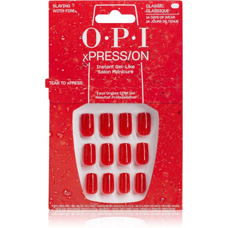 OPI Make ‘Em Jelly! XPRESS/ON Изкуствени нокти Slaying with Fire - Грим - Сравни цени от 1 магазин с безплатна доставка