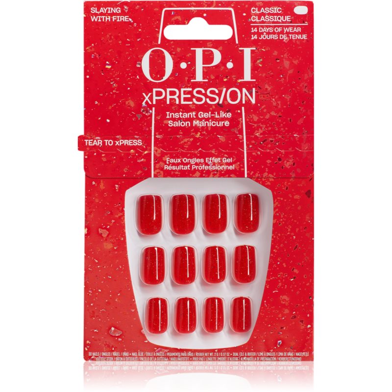 OPI Make ‘Em Jelly! XPRESS/ON Изкуствени нокти Slaying with Fire - Грим - Сравни цени от 1 магазин с безплатна доставка