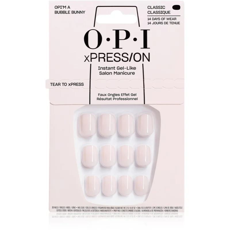 OPI Make ‘Em Jelly! XPRESS/ON Изкуствени нокти A Bubble Bunny - Грим - Сравни цени от 1 магазин с безплатна доставка