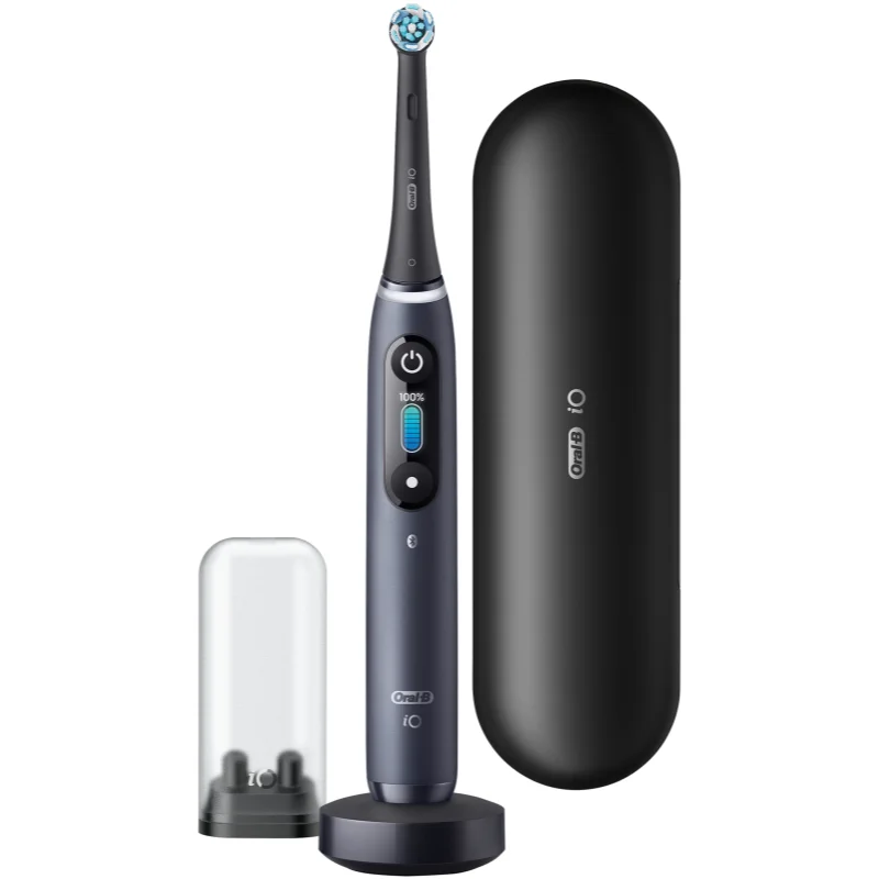Oral-B iO8 електрическа четка за зъби Black Onyx - Електроуред - Сравни цени от 1 магазин с безплатна доставка