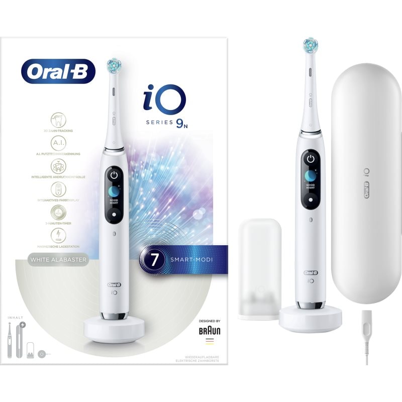 Oral-B iO9 електрическа четка за зъби White - Електроуред - Сравни цени от 1 магазин с безплатна доставка