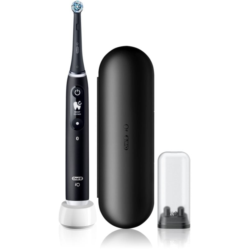 Oral-B iO6 електрическа четка за зъби с калъфка Black Onyx