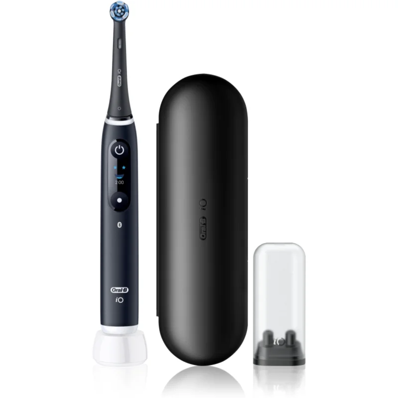 Oral-B iO6 електрическа четка за зъби с калъфка Black Onyx - Електроуред - Сравни цени от 1 магазин с безплатна доставка