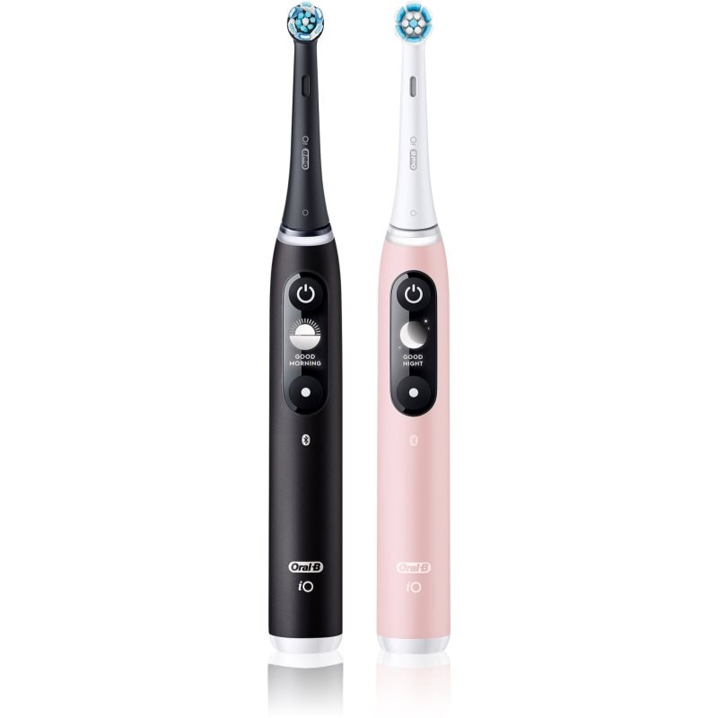 Oral-B iO6 електрическа четка за зъби DUO Black & Pink Sand - Електроуред - Сравни цени от 1 магазин с безплатна доставка