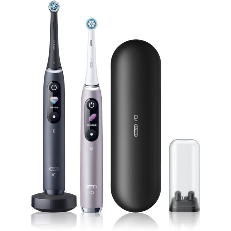 Oral-B iO9 електрическа четка за зъби DUO Black Onyx & Rose Quartz - Електроуред - Сравни цени от 1 магазин с безплатна доставка