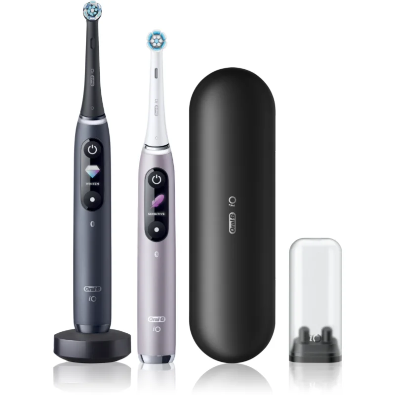 Oral-B iO9 електрическа четка за зъби DUO Black Onyx & Rose Quartz - Електроуред - Сравни цени от 1 магазин с безплатна доставка