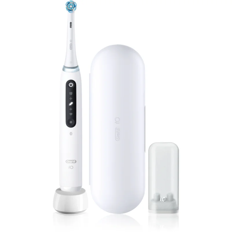 Oral-B iO5 електрическа четка за зъби с калъфка Quite White